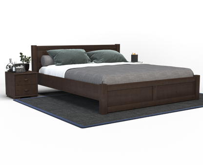 Vanessa Kieferbett | Massivholz | Naturholz | 100% Bio-Bett Kiefer Massivholz