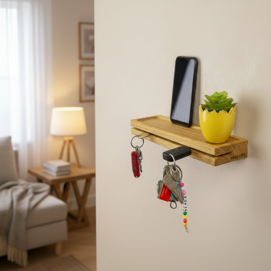 Schlüsselbrett TALEA Holz Magnetisch