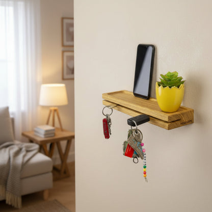 Schlüsselbrett TALEA Holz Magnetisch